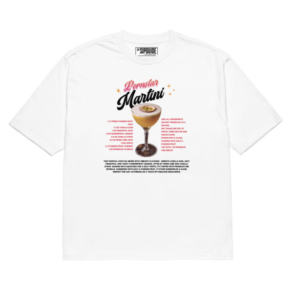 Pornstar Martini Oversized Heavyweight T-Shirt - Image 3