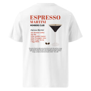 Espresso Martini Members Club Organic Cotton T-Shirt