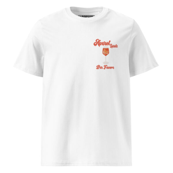 Aperol Spritz Por Favore Organic Cotton T-Shirt - Image 4