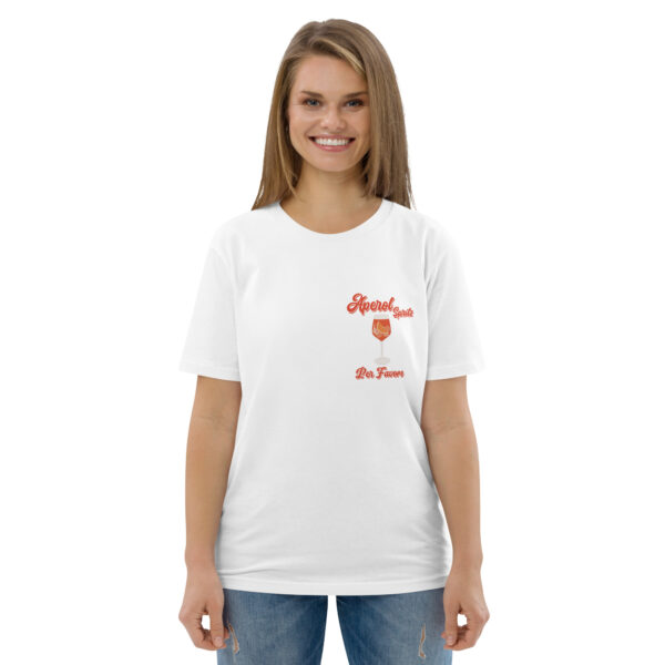 Aperol Spritz Por Favore Organic Cotton T-Shirt - Image 9