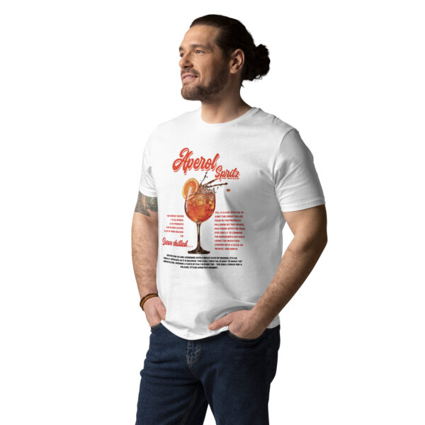 Aperol Spritz Organic Cotton T-Shirt - Image 10
