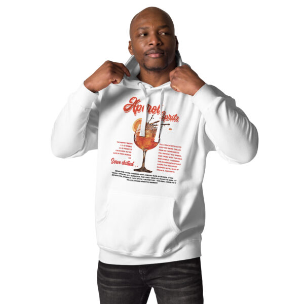 Aperol Spritz Premium White Hoodie - Image 6