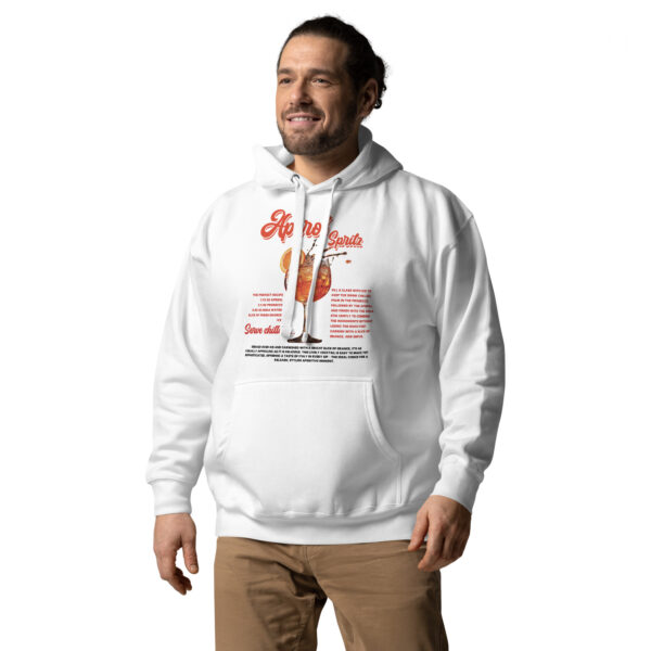 Aperol Spritz Premium White Hoodie - Image 7
